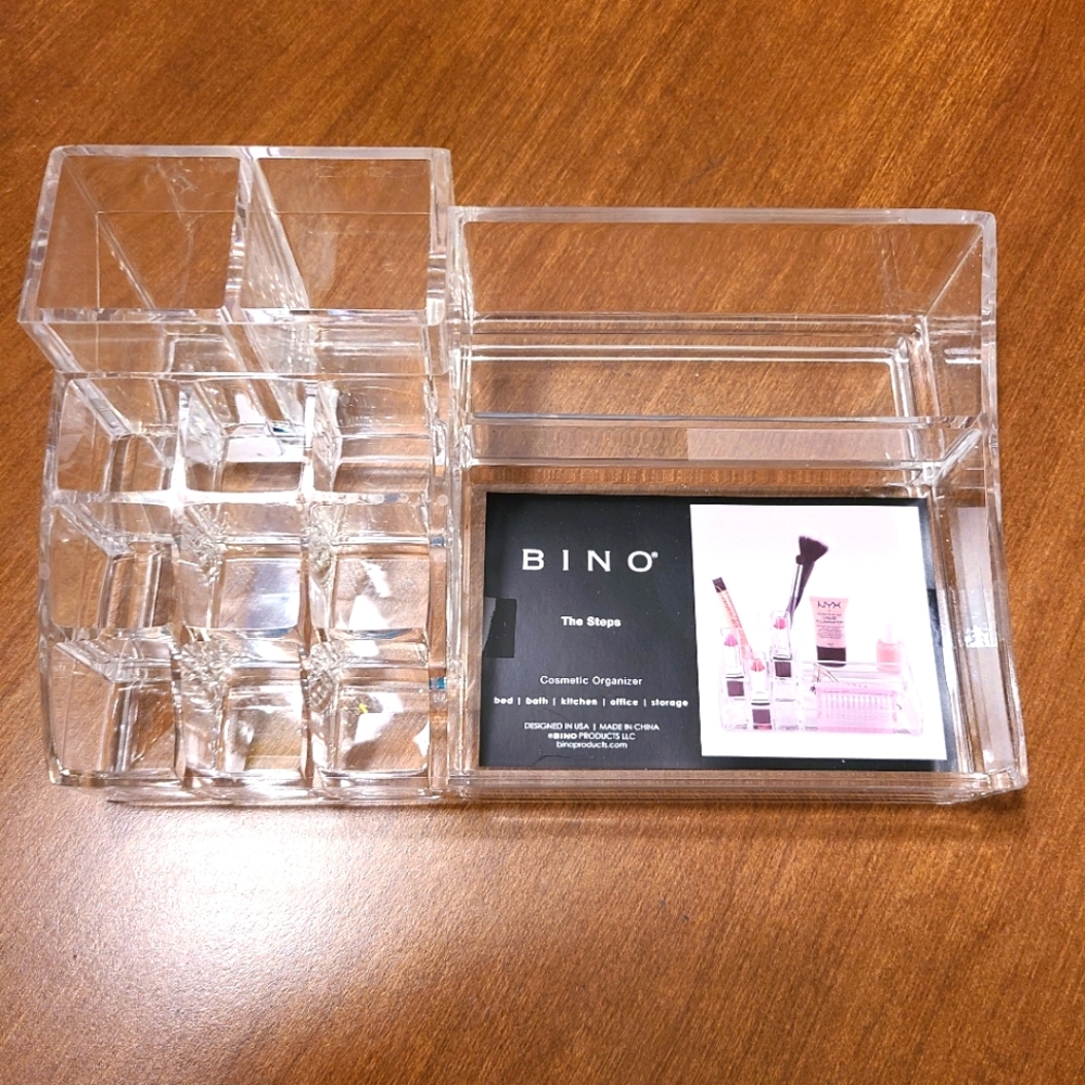 Clear Cosmetic Organizer The Steps